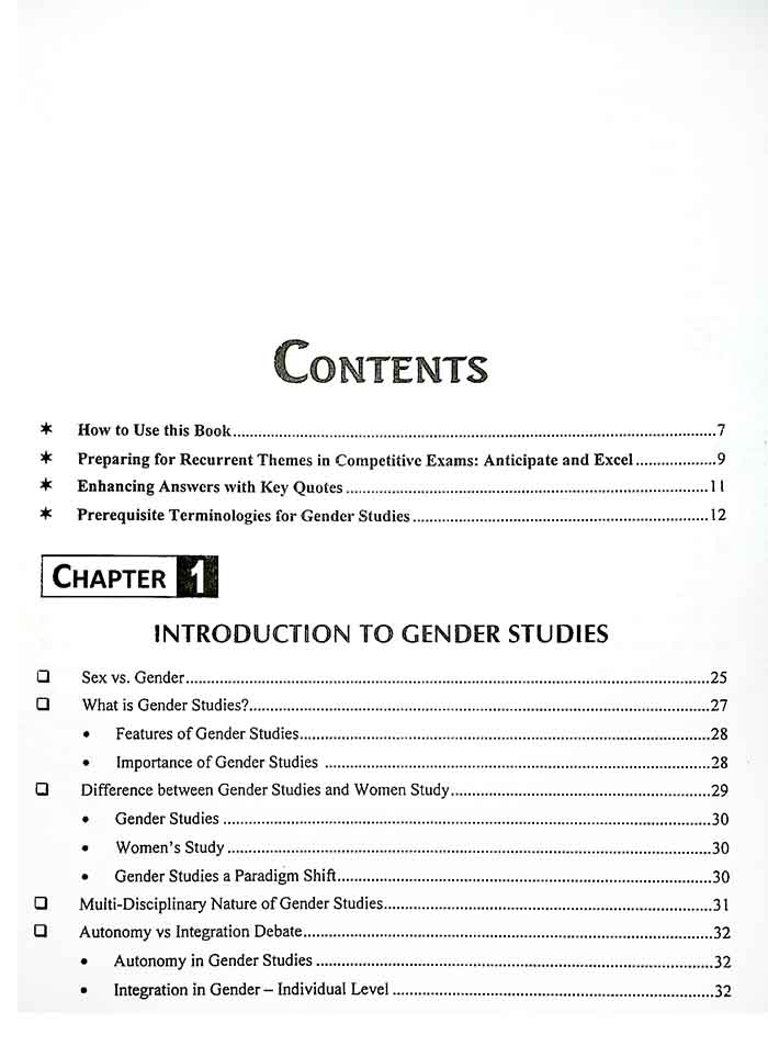 An introduction to Gender Studies Book For CSS By Samraiz Hafeez