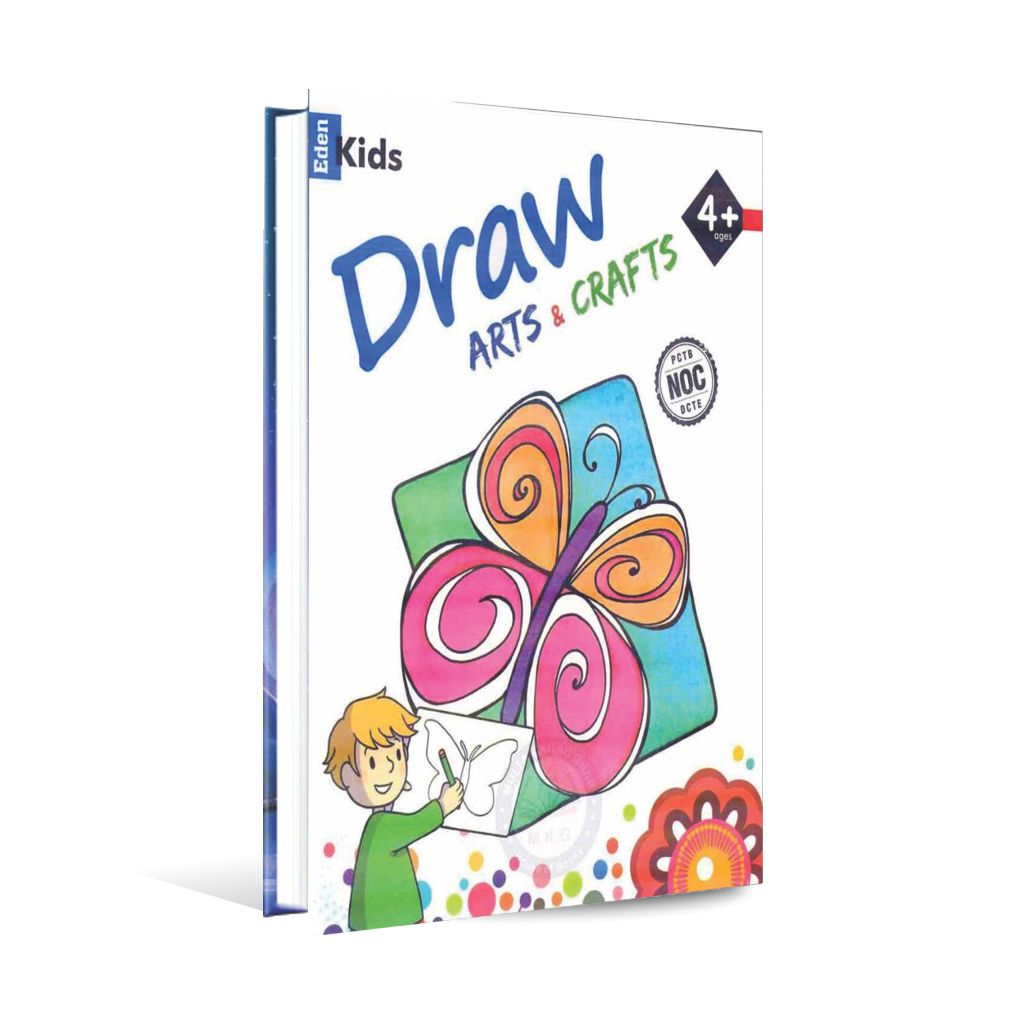 Eden Kids Draw Art Crafts 4+Ages Book By Javed Publishers Multan Kitab Ghar