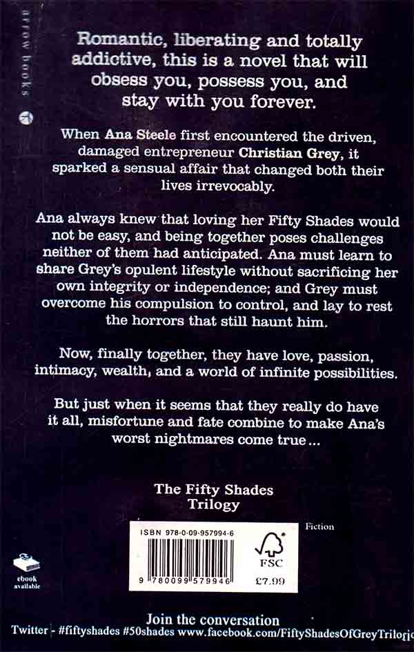 Fifty Shades Darker English Novel Book By E L James Multan Kitab Ghar