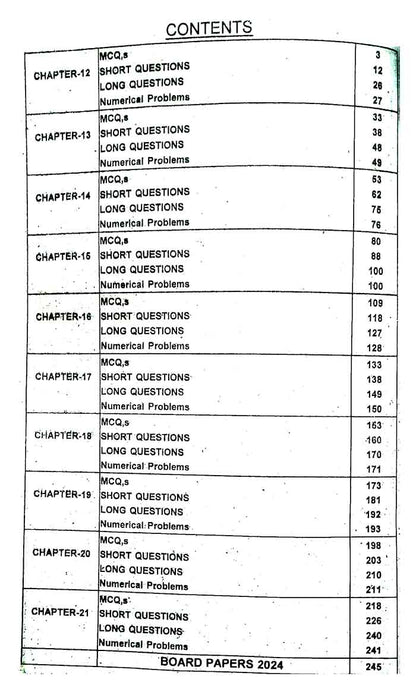 A plus Physics up to date papers for class 12 by Prof. M. Khalid Saleem Multan Kitab Ghar