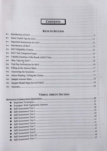 GAT HAT General Complete Guide Higher Score Test Preparation