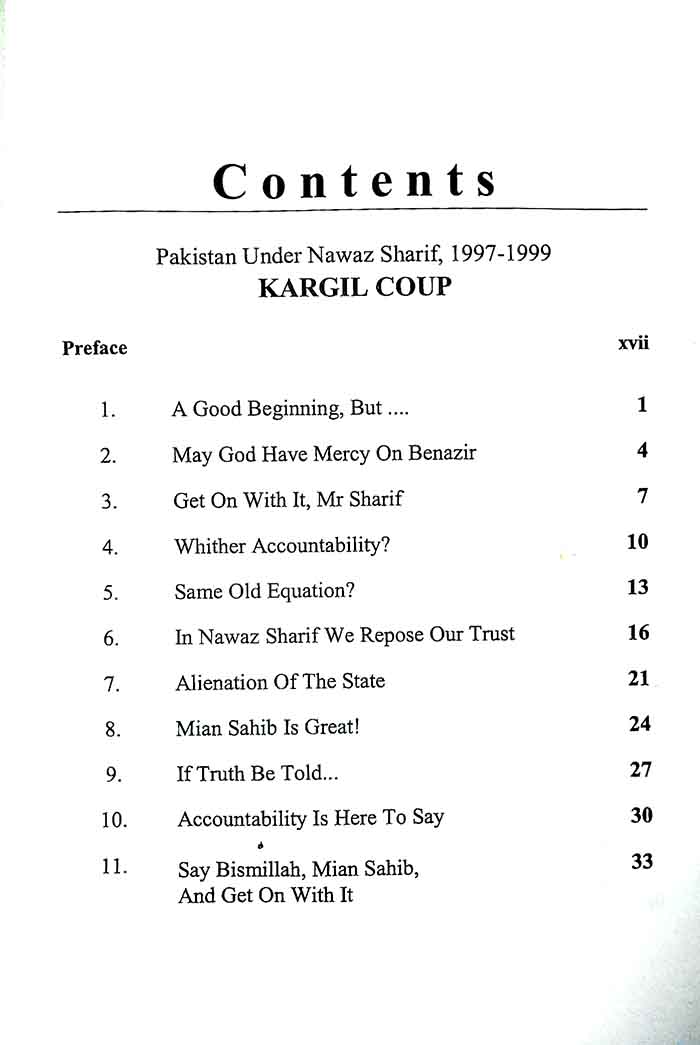 Pakistan Under Nawaz Sharif 1997-1999 Book By Najam Sethi Multan Kitab Ghar