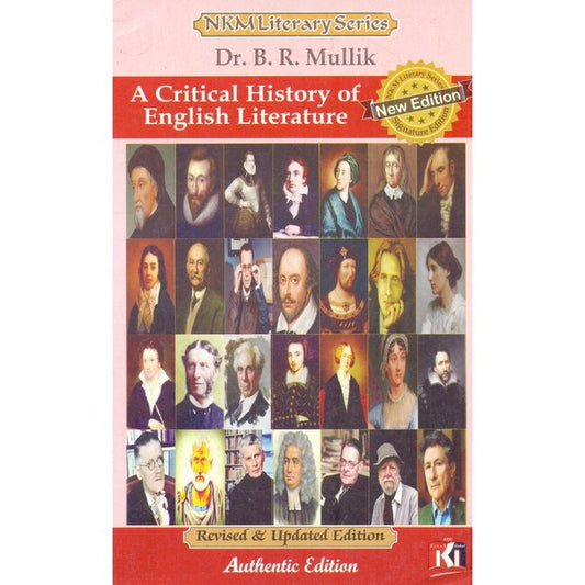 A Critical History of English Literature Novel by DR. B.R Mulik Multan Kitab Ghar