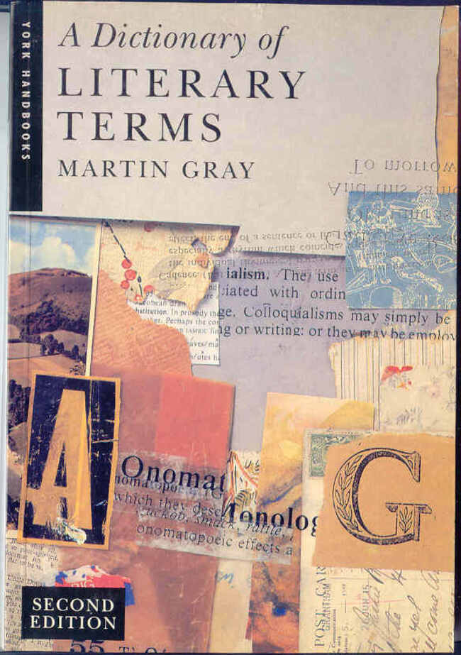 A Dictionary of Literary Terms Book by Martin Gray Second Edition Multan Kitab Ghar