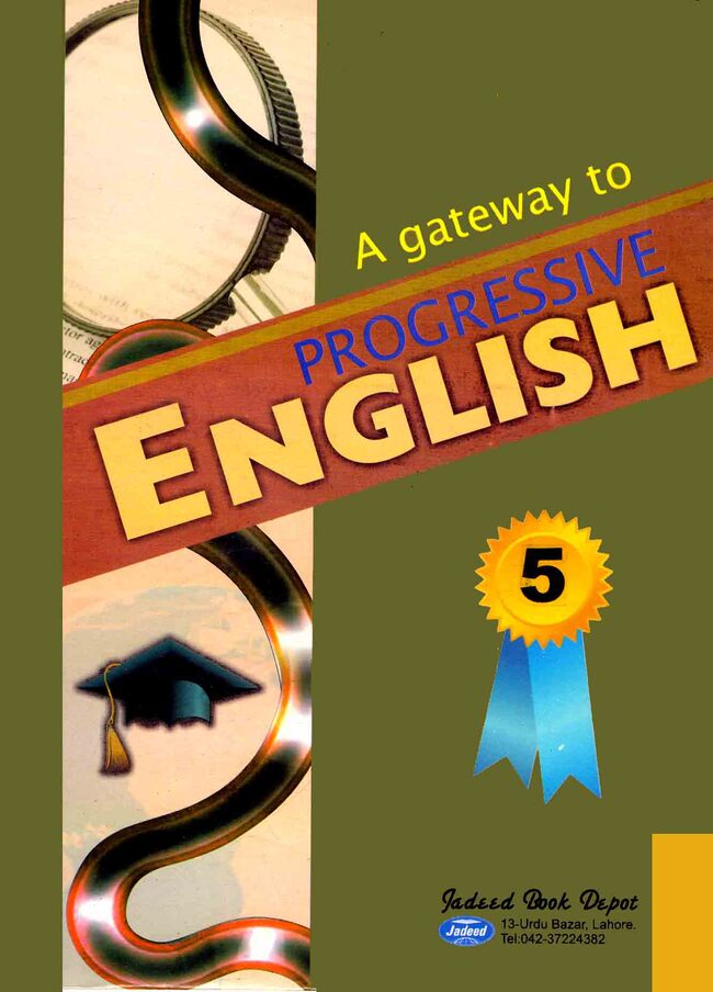 A Gateway to Progressive English Key Book For Class 5th By Jadeed Book Depot