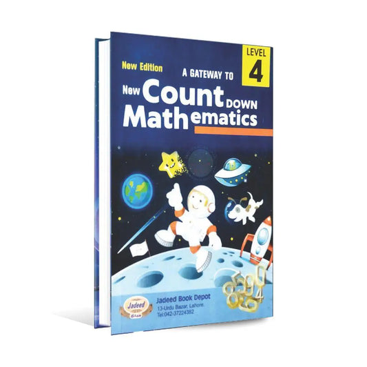 A Gateway to new Countdown Mathematics book for class 4 By Akmal Hussain Hamdani Multan Kitab Ghar