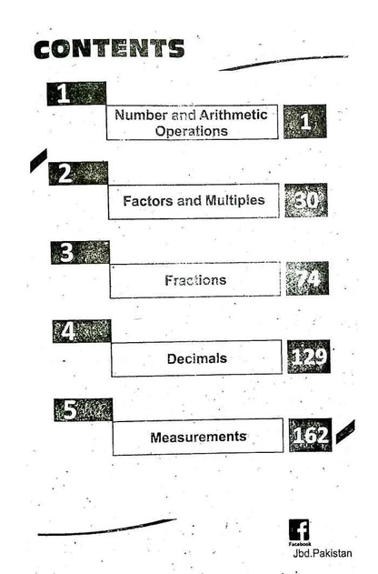 A Gateway to new Countdown Mathematics book for class 4 By Akmal Hussain Hamdani Multan Kitab Ghar