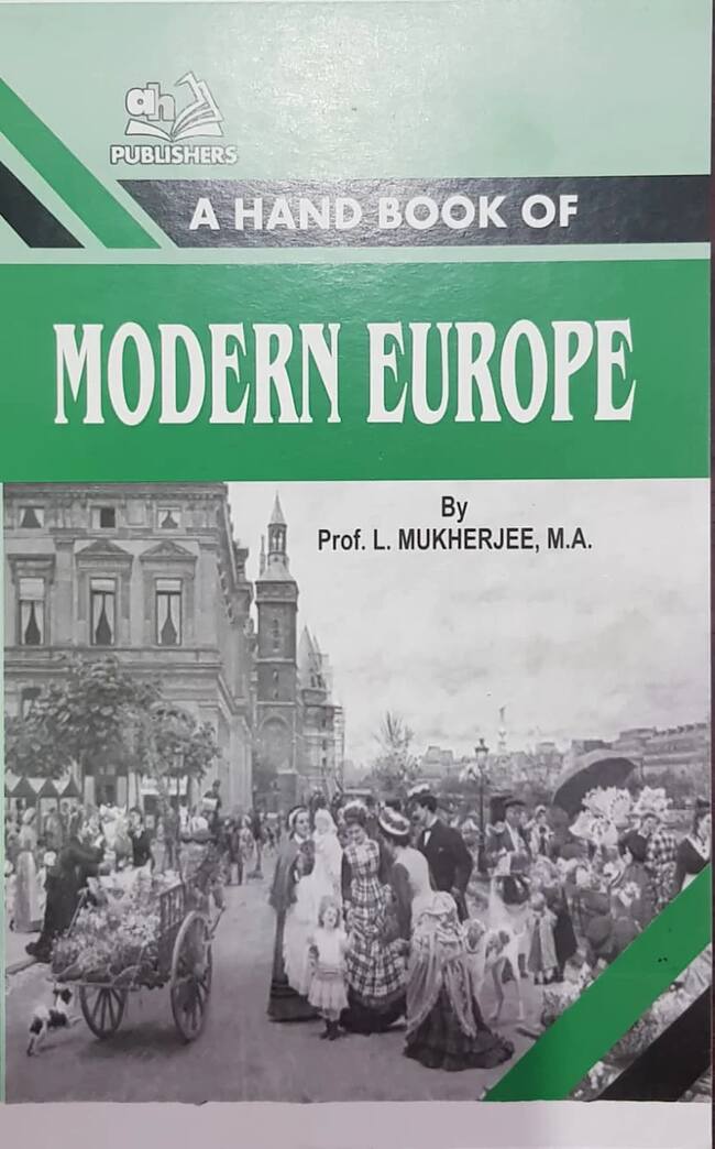 A Handbook of Modern Europe by Prof. L. Mukherjee Multan Kitab Ghar