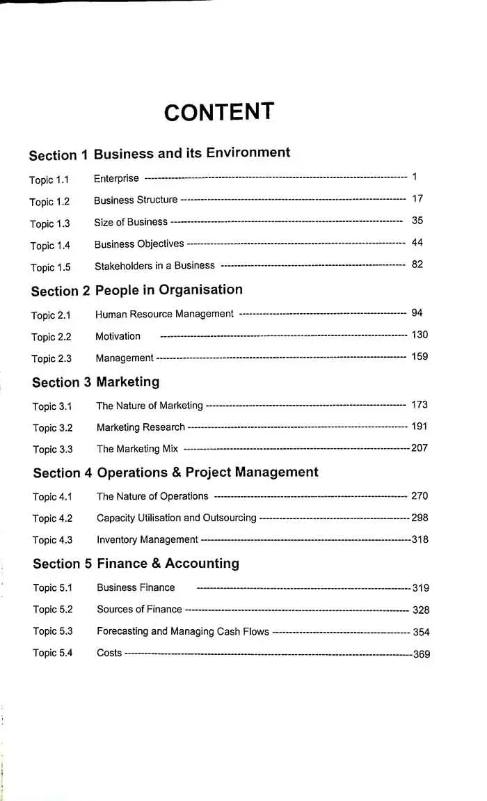 A Level Business 9609 Book Topical P1 By Asif Iqbal Multan Kitab Ghar