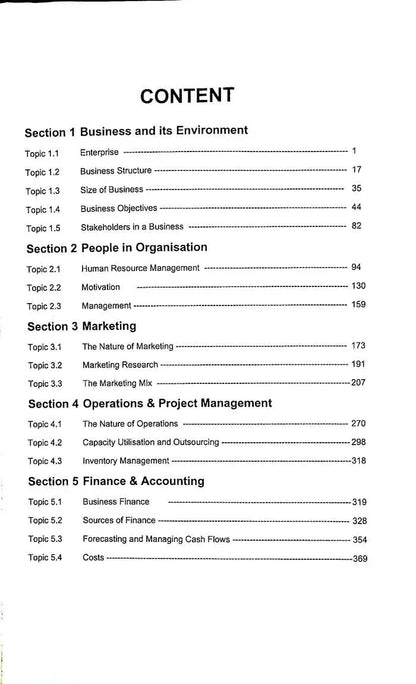 A Level Business 9609 Book Topical P1 By Asif Iqbal Multan Kitab Ghar