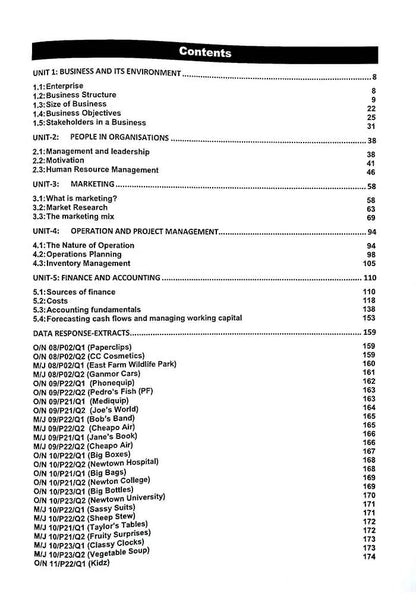 A Level Business 9609 paper-2 Topical past papers By Read & Write publication Multan Kitab Ghar