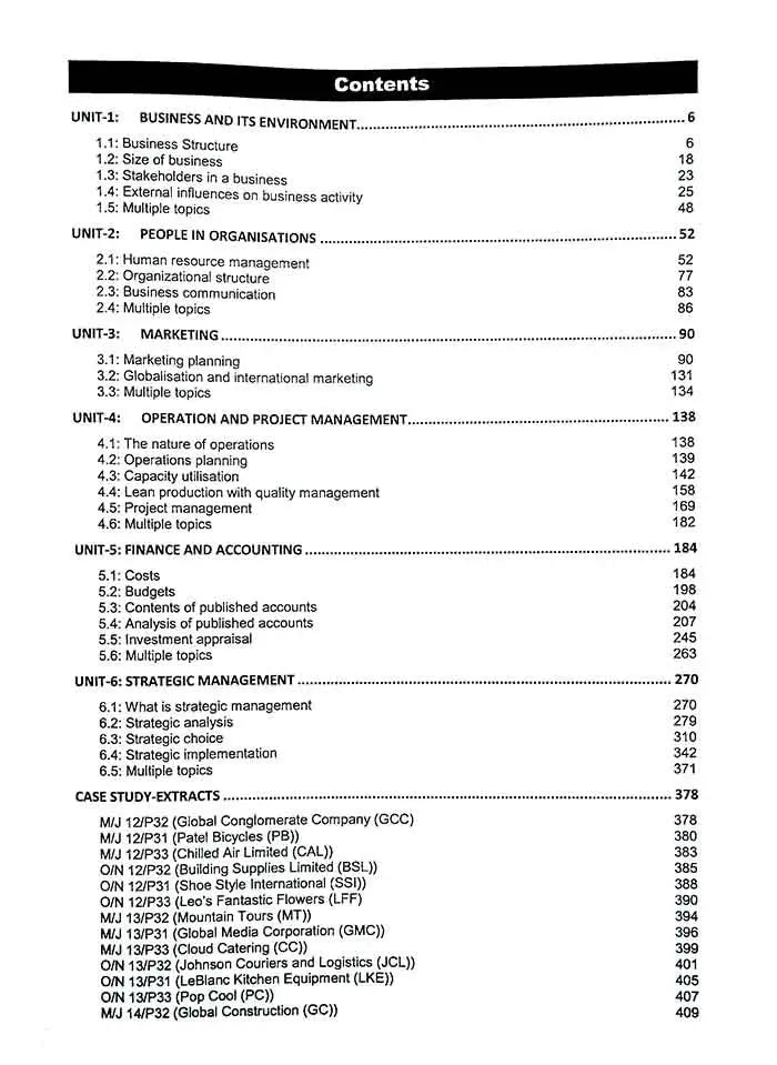 A Level Business 9609 paper-3 Topical past papers By Read & Write Multan Kitab Ghar