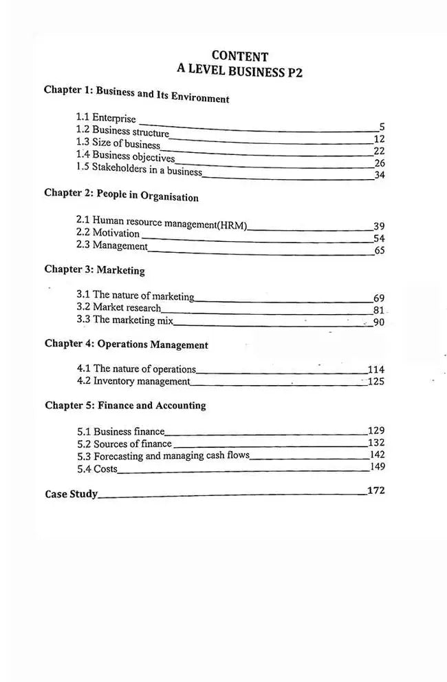 A Level Business topical P2 2023-2025 By Asif Iqbal Multan Kitab Ghar