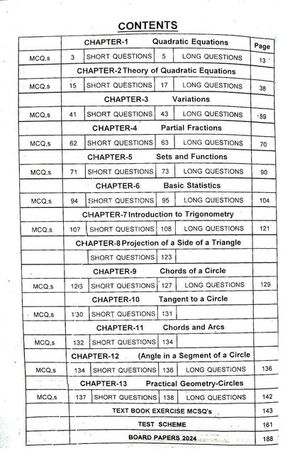 A Plus Up-To-Date Mathematics Papers for 10th Class By Abdul Rasheed