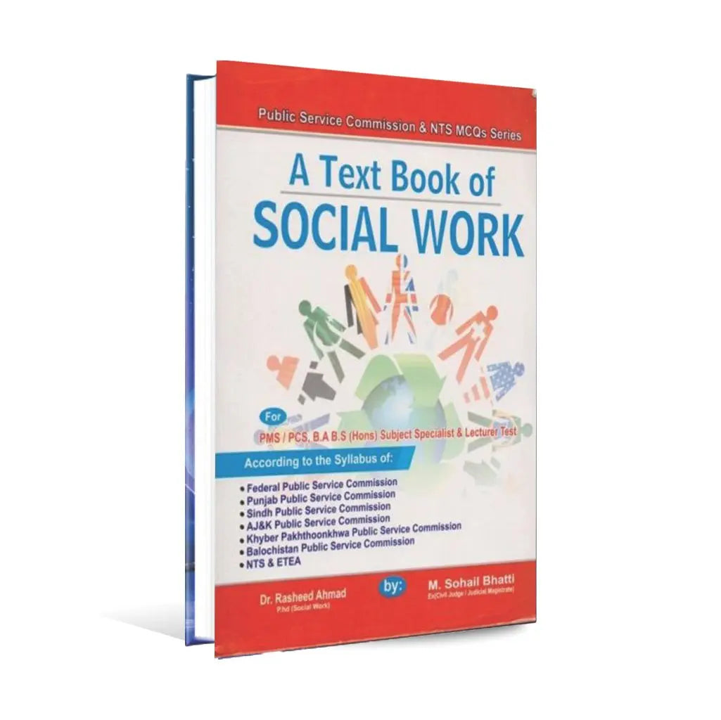 A Text Book Of Social Work by M.Sohail Bhatti For PMS PCS Multan Kitab Ghar