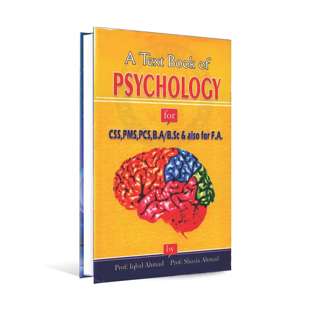 A Textbook of Psychology for CSS PMS PCS F.A B.A BSc By Iqbal Ahmad Multan Kitab Ghar