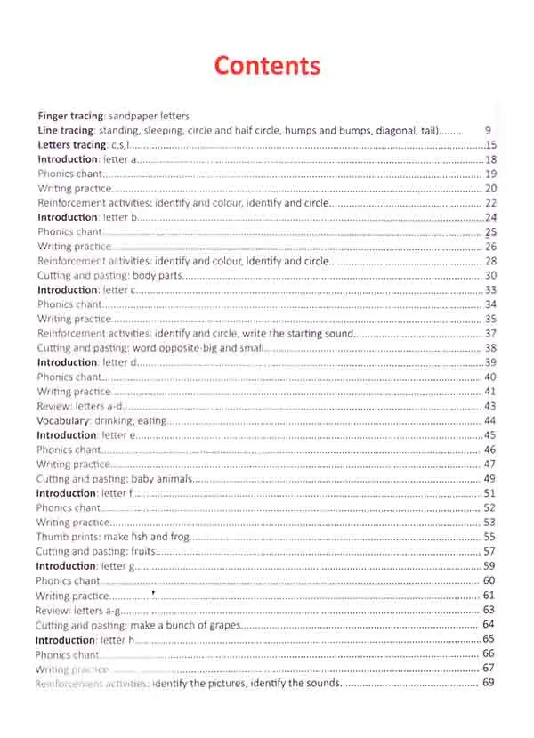 A fun way to learn English Book for Pre primary level 1 by Raheem Books Multan Kitab Ghar