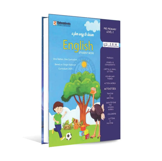 A fun way to learn English Book pre primary level 2 by Raheem Books Publishers Multan Kitab Ghar