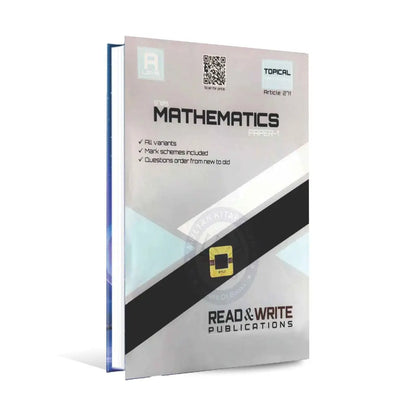 A level Mathematics 9709 Paper 1 Topical past papers by Read and Write Multan Kitab Ghar