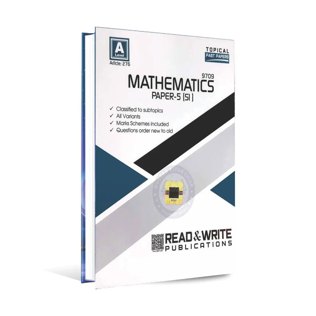 A level Mathematics 9709 Paper 5 S1 Topical Past Papers by Read Write Multan Kitab Ghar