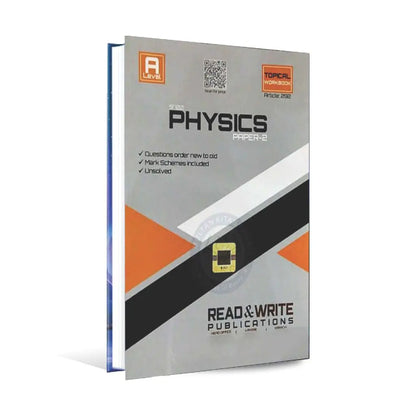 A level Physics 9702 Paper 2 Topical Unsolved Workbook by Read Write Multan Kitab Ghar