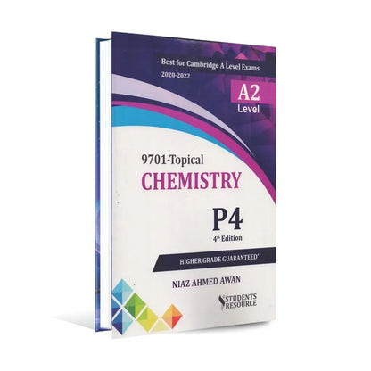 A2 Level Chemistry 9701 Paper 4 Topical Book By Niaz Ahmed Awan Multan Kitab Ghar