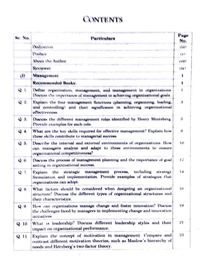 AH Comprehensive Business Administration Book for CSS, PMS By M Akram Bhutto Multan Kitab Ghar