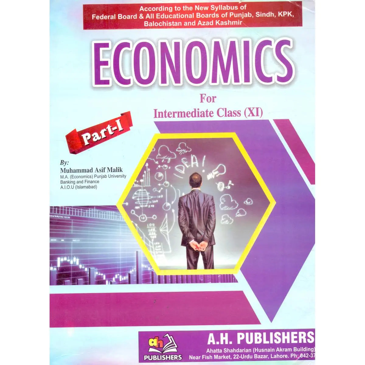 AH Economics Book For Intermediate Part 1 New Syllabus By Muhammad Asif Malik Multan Kitab Ghar