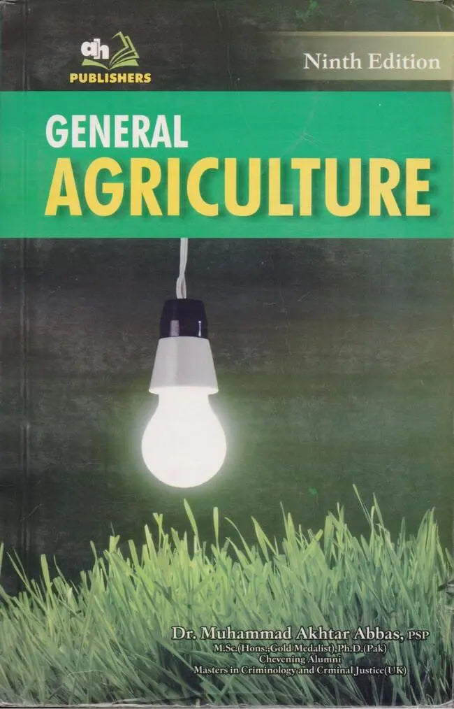 AH General Agriculture Book Tenth Edition By M Akhtar Abbas Multan Kitab Ghar