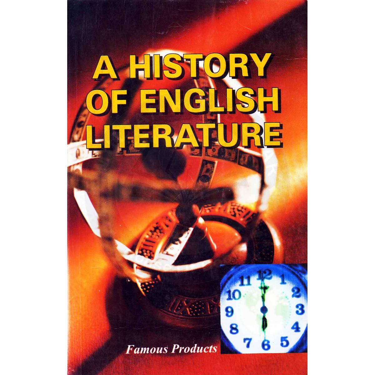 A History of English Literature Book By Famous - Multan Kitab Ghar