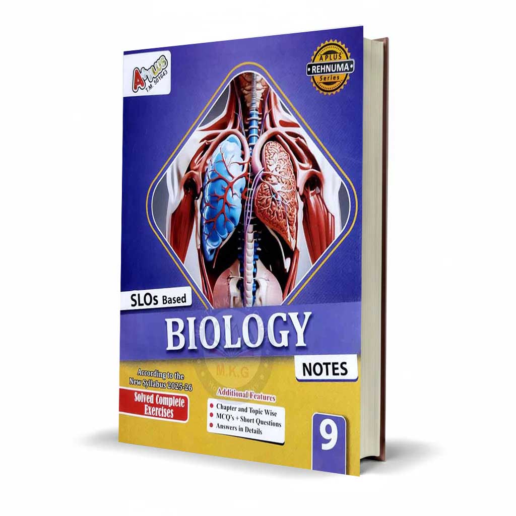 A Plus SLOs Based Biology Notes Solved Exercises for 9th Class (2025–2026)