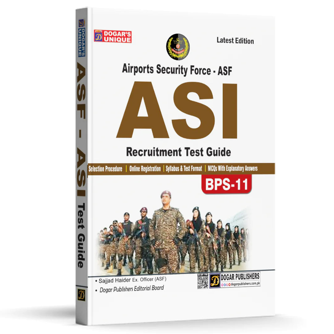 ASF ASI Recruitment Test Guide 2026-27 | Dogar Publishers