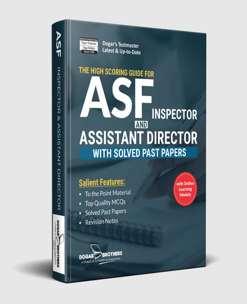 ASF Test Preparation Book by Dogar With Solved Papers (2026)