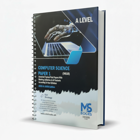A Level Computer Science 9618 Paper 1 Book by MS Books – Exam Practice Guide - MKG