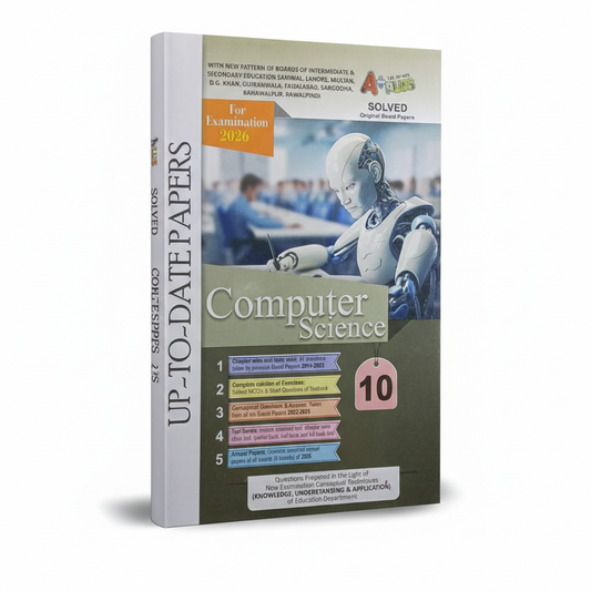 A Plus Computer Science Up To Date Solved Past Board Papers for 10th – Includes Solved Papers & Practice Exercises MKG