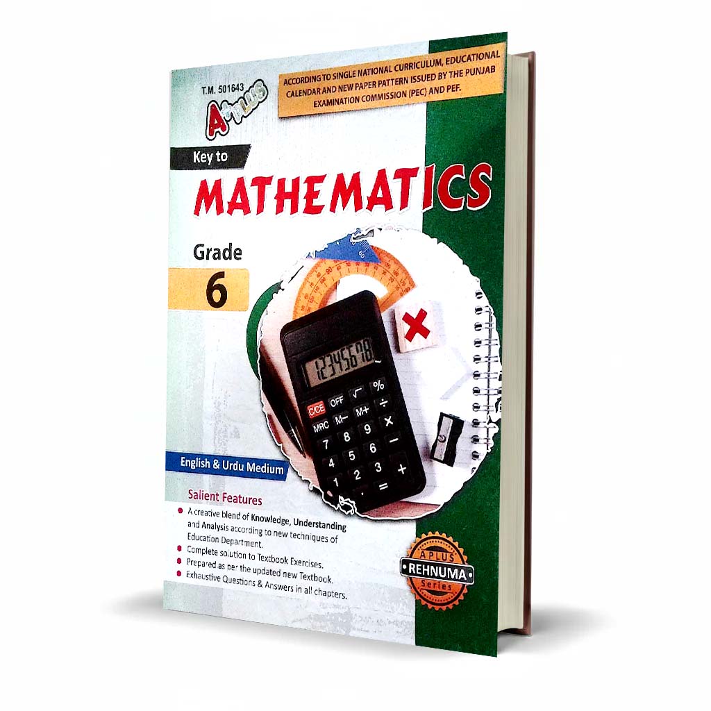 A Plus Key to Mathematics Class 6 English Medium
