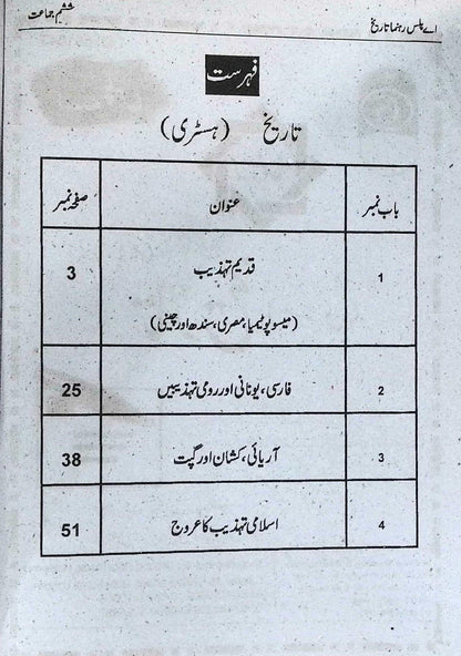A Plus Textbook of Tareehk Geographia with Urdu Medium Objective and Subjective for 6th By Punjab Board