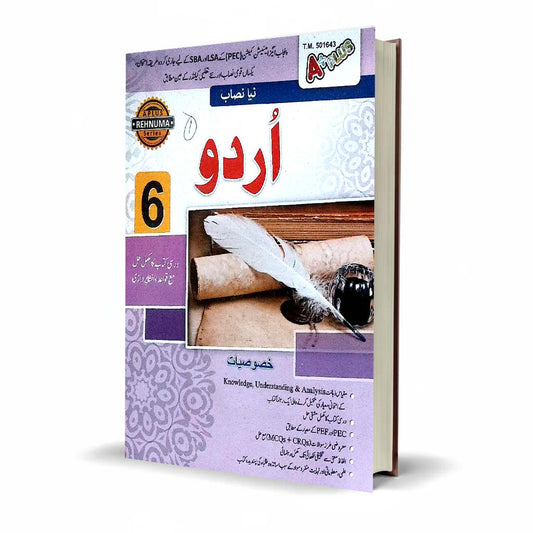 A Plus Urdu Class 6 Key Book Rehnuma Series Urdu Medium