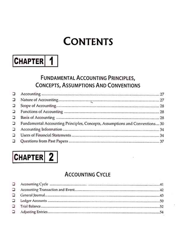 JWT Fundamentals of Accountancy & Auditing Book for CSS PMS by Ahmad Naveed