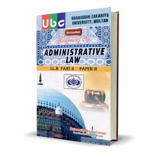 Administrative Law for LLB Part 2 Past Papers 2 by M. Amir