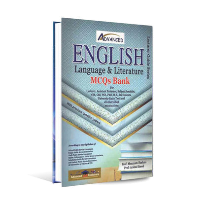 Advanced English Language and Literature MCQs Bank Guide by Moazzam Hashmi Multan Kitab Ghar