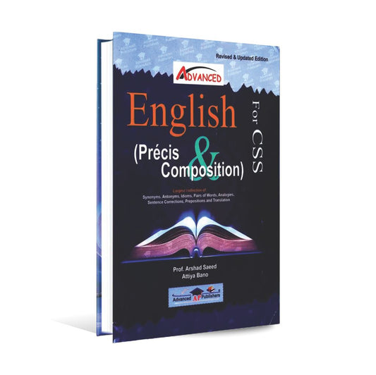 Advanced English Precis Composition Book For CSS By Arshad Multan Kitab Ghar