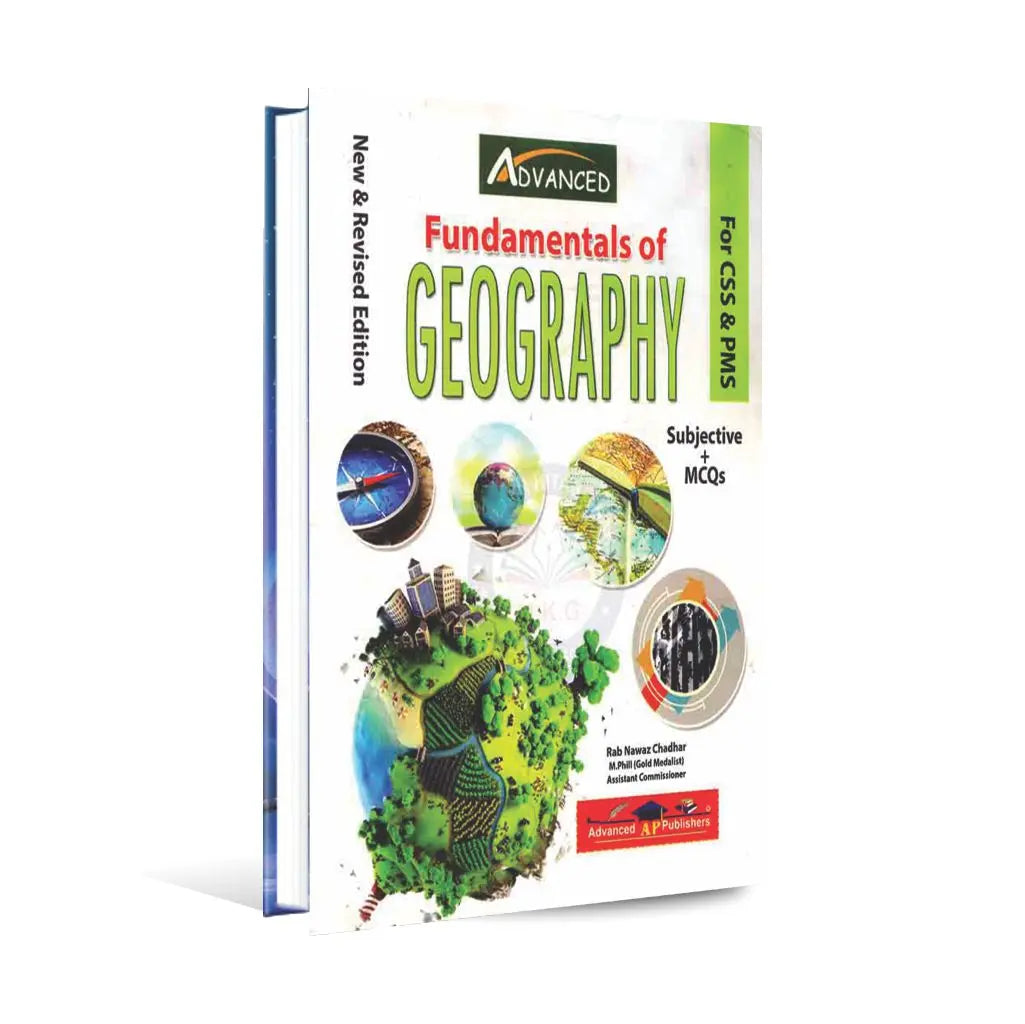 Advanced Fundamentals of Geography Book for CSS PMS by Rab Nawaz Multan Kitab Ghar