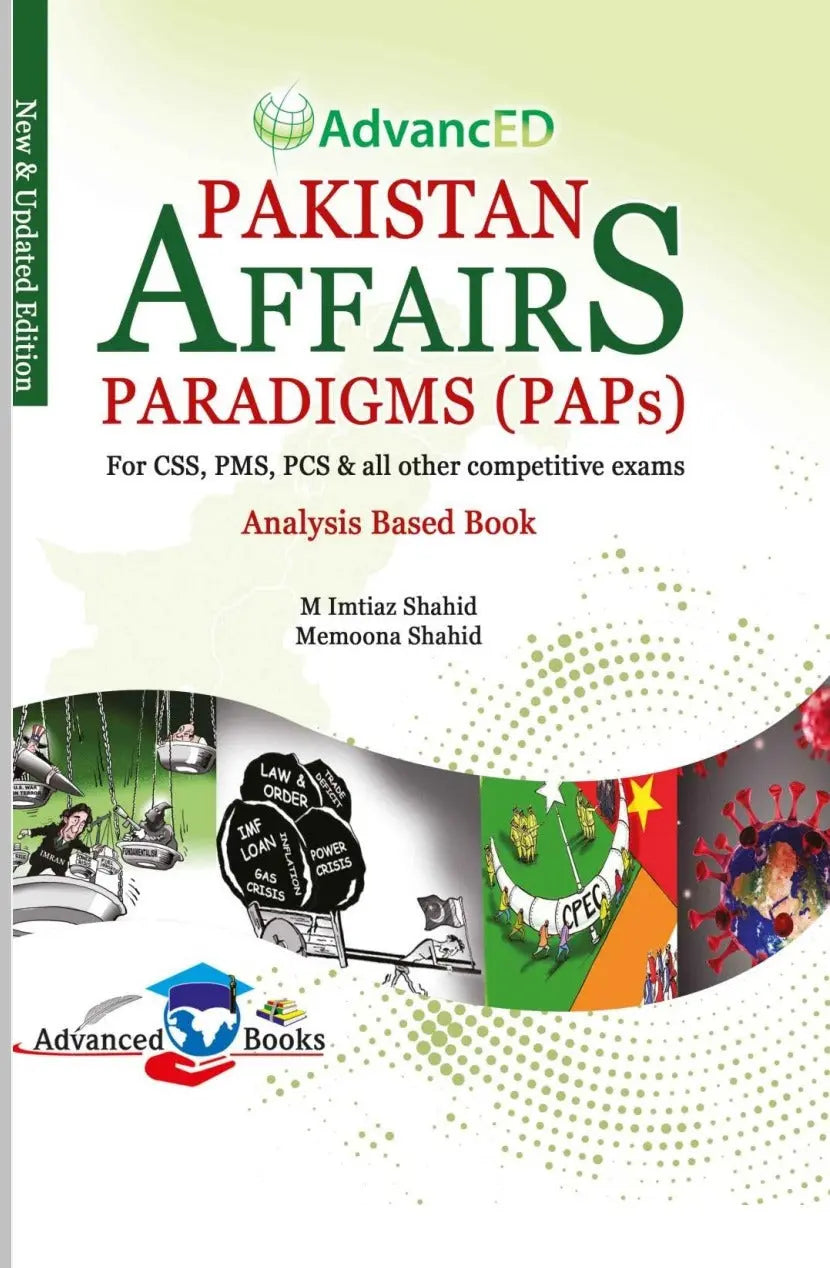 Advanced Pakistan Affairs Paradigms (PAPs) For CSS PMS By Imtiaz Shahid Multan Kitab Ghar