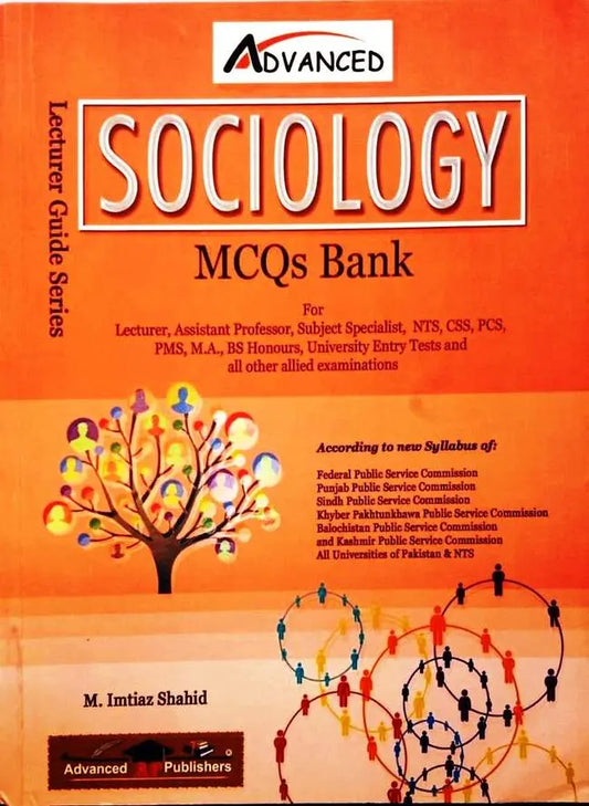 Advanced Sociology MCQs Book For Lecturer by Imtiaz Shahid Multan Kitab Ghar