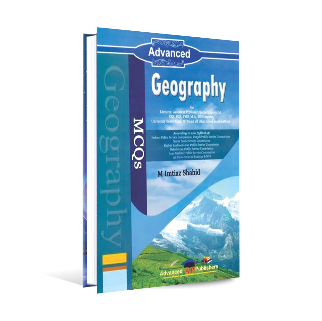 Advanced Geography MCQs Book by M. Imtiaz Shahid - MKG
