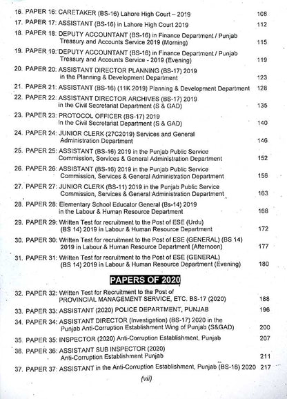 Advanced PPSC Model Papers MCQs by Imtiaz Shahid 110th Volume 2 2026 - MKG