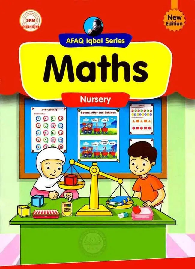 Afaq Iqbal Series New Edition Class Nursery Maths Guide Multan Kitab Ghar