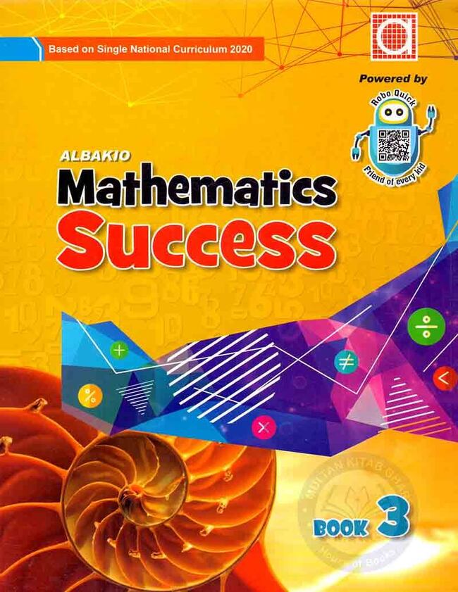 Albakio Mathematics Success Book 3 By Robo Quick Multan Kitab Ghar