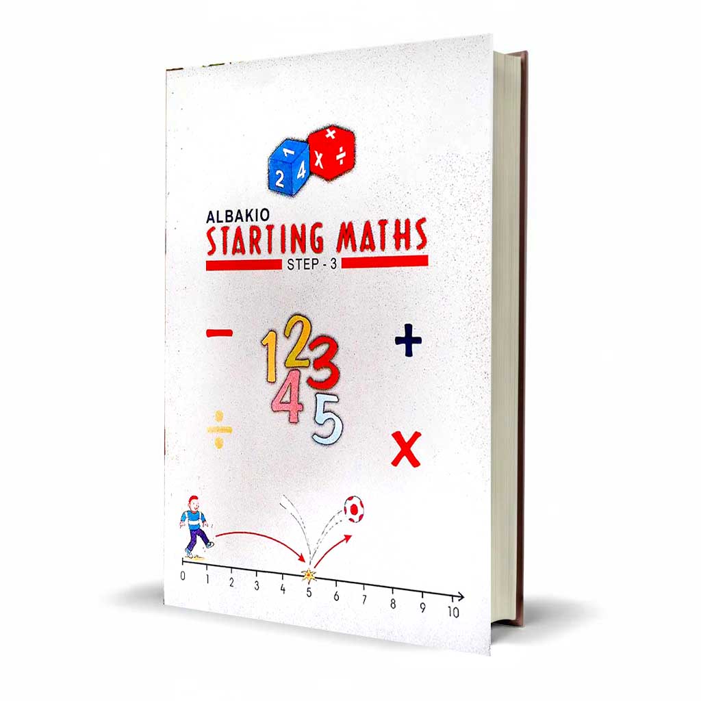 Albakio Starting Maths Step-3 Latest Edition | Kids Maths Book